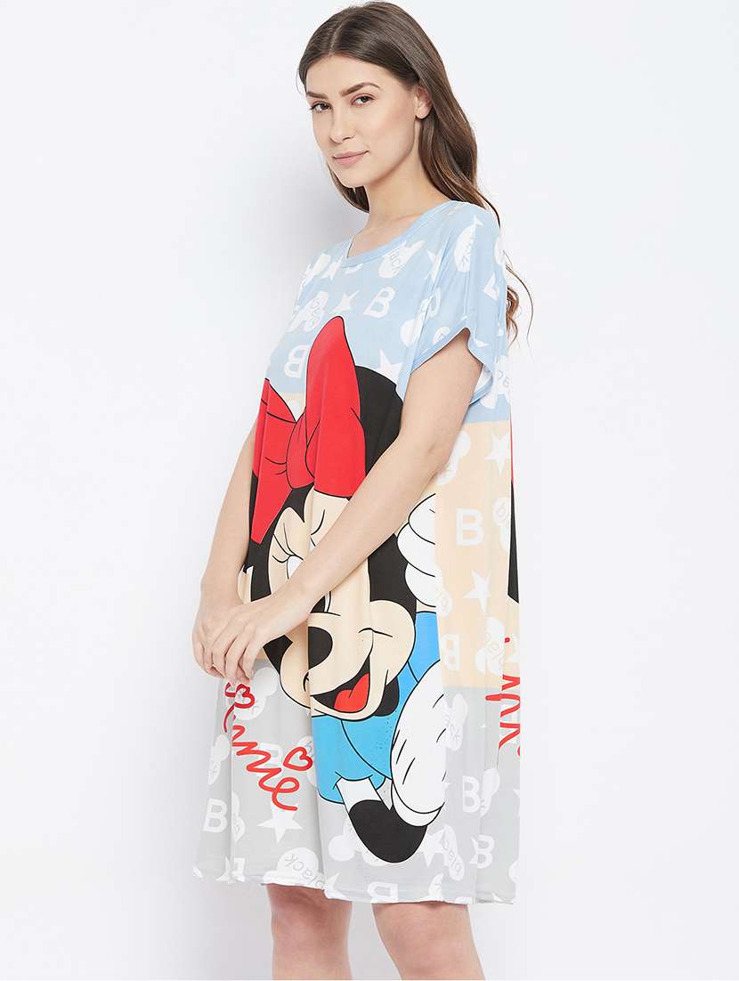 round neck printed sleepshirts - 18294248 -  Standard Image - 1