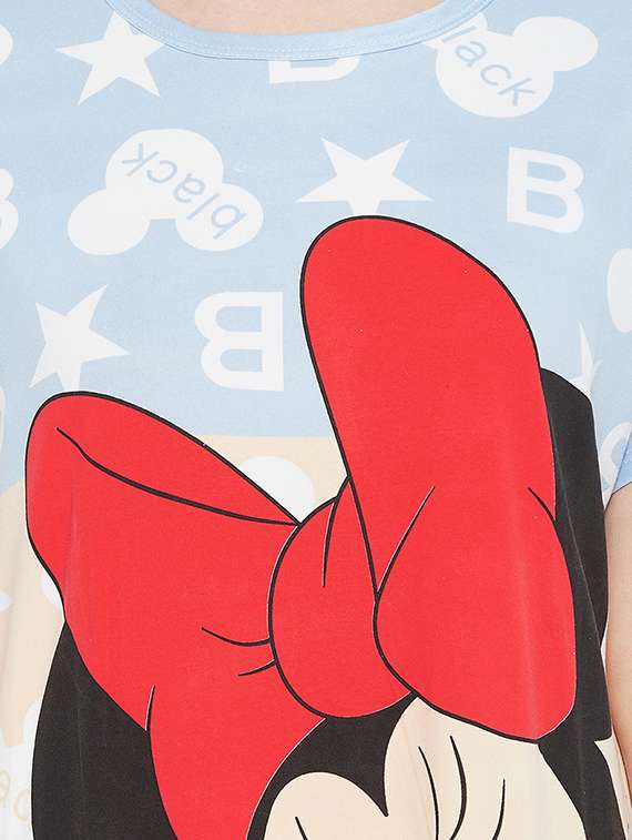 round neck printed sleepshirts - 18294248 -  Standard Image - 4