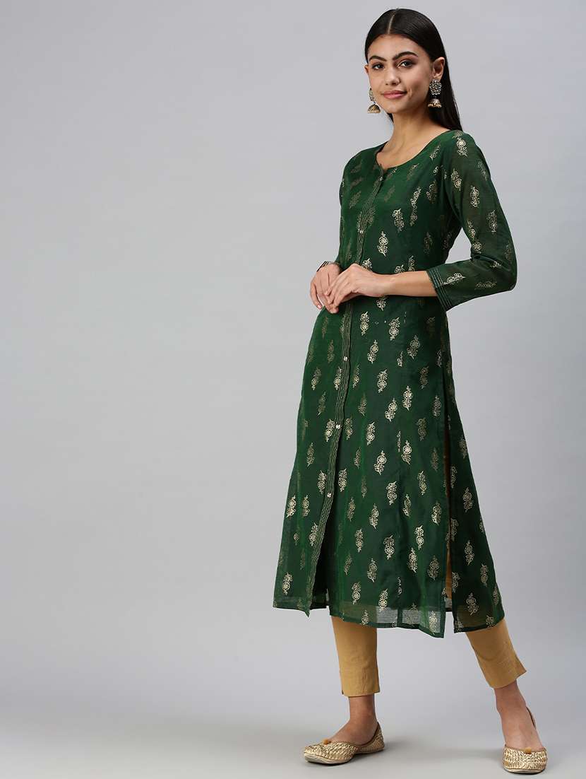women's straight kurta - 18294533 -  Standard Image - 1