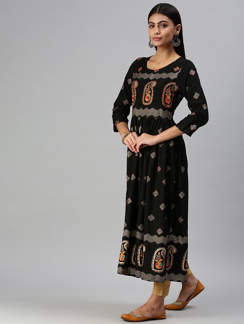 women's flared kurta - 18294541 -  Standard Image - 1