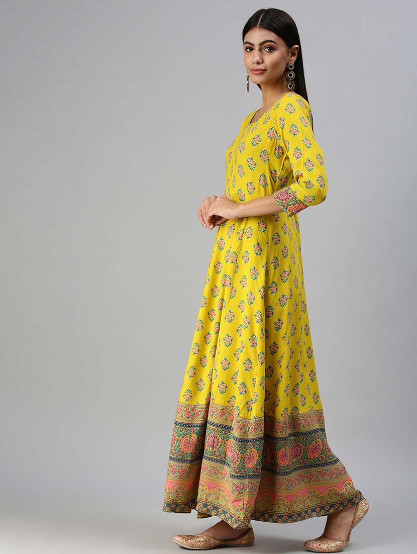 women's flared kurta - 18294553 - Standard Image - 1