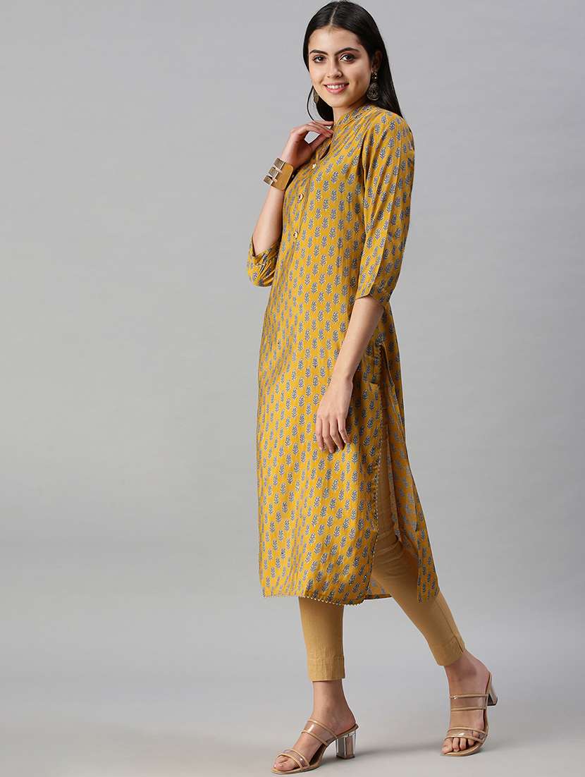 women's straight kurta - 18294569 -  Standard Image - 1