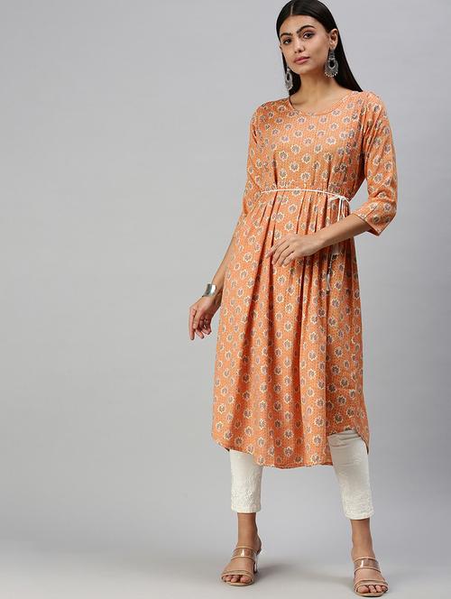women's flared kurta - 18294601 - Standard Image - 0