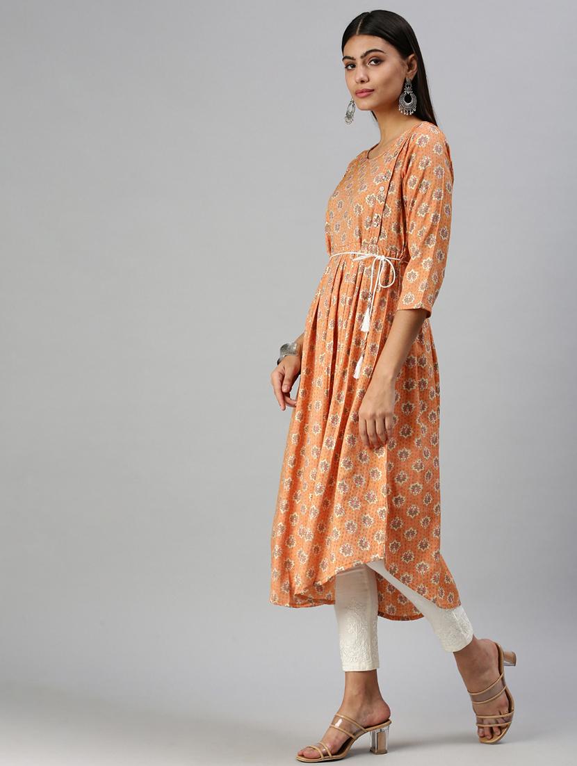 women's flared kurta - 18294601 - Standard Image - 1