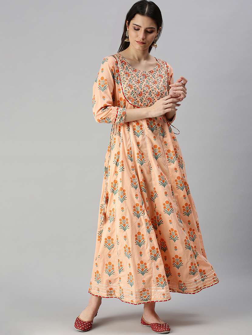 women's flared kurta