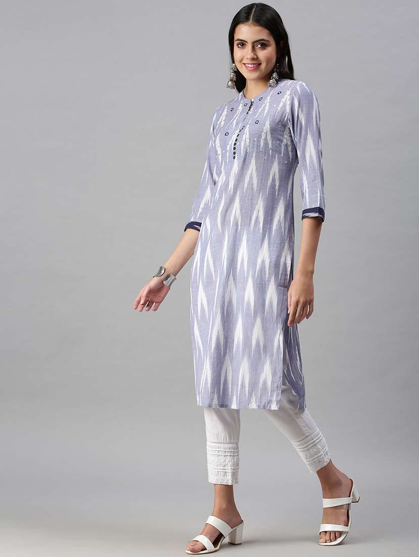 women's straight kurta - 18294609 -  Standard Image - 1
