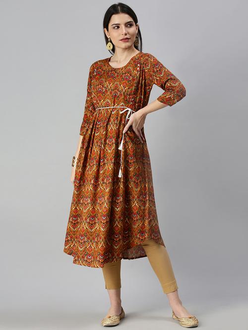 women's asymmetric kurta - 18294630 - Standard Image - 0