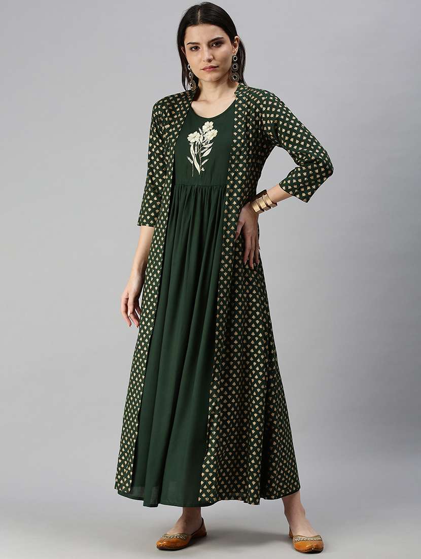women's kurta with jacket kurta