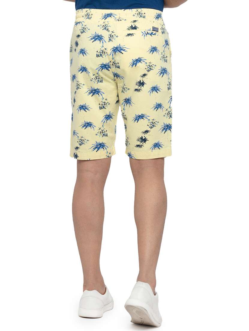 yellow printed short - 18294778 -  Standard Image - 1