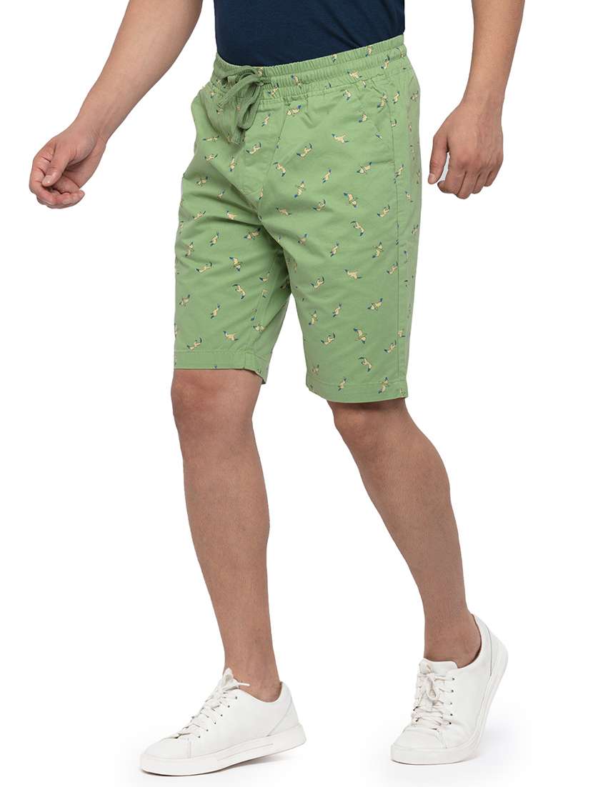green printed short - 18294781 -  Standard Image - 1