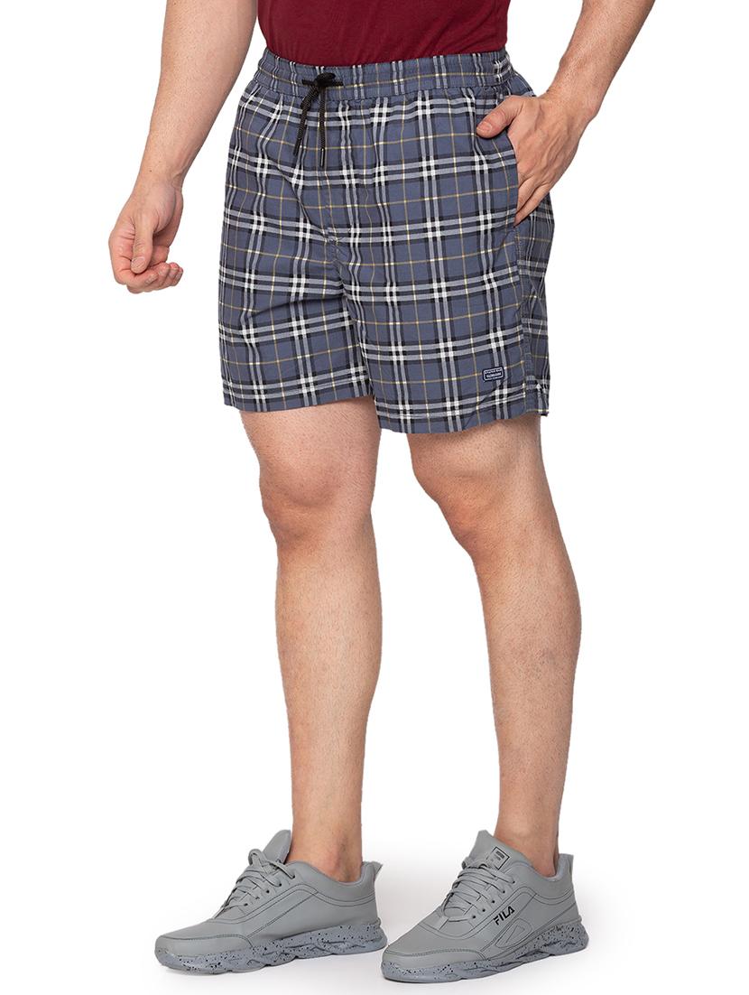 grey checkered short - 18294785 - Standard Image - 1