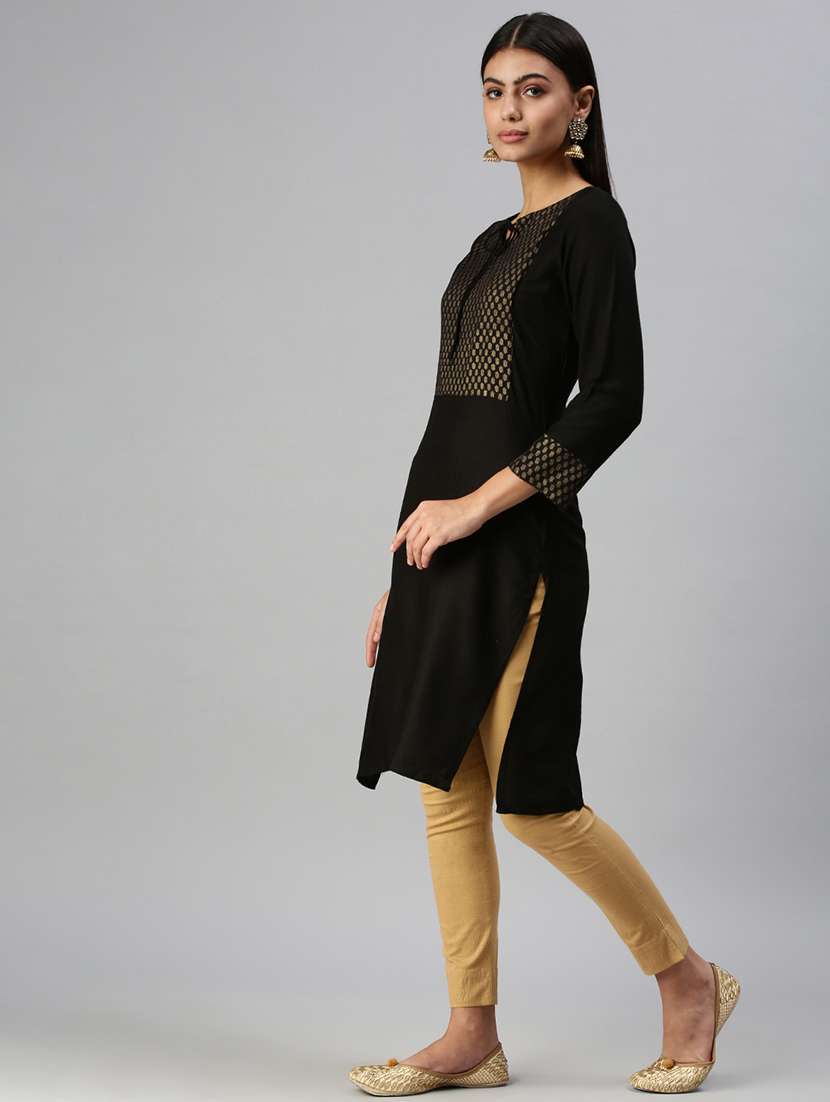women's straight kurta - 18294798 -  Standard Image - 1