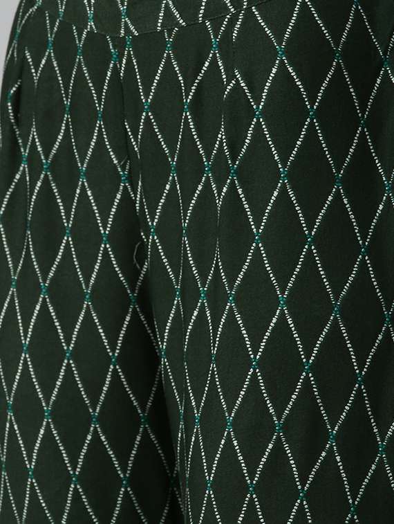 women printed kurta sharara set with dupatta - 18294887 -  Standard Image - 4