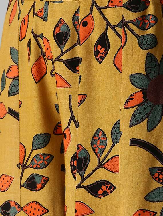 black cotton blend kurta palazzo  set - 18294904 -  Standard Image - 4