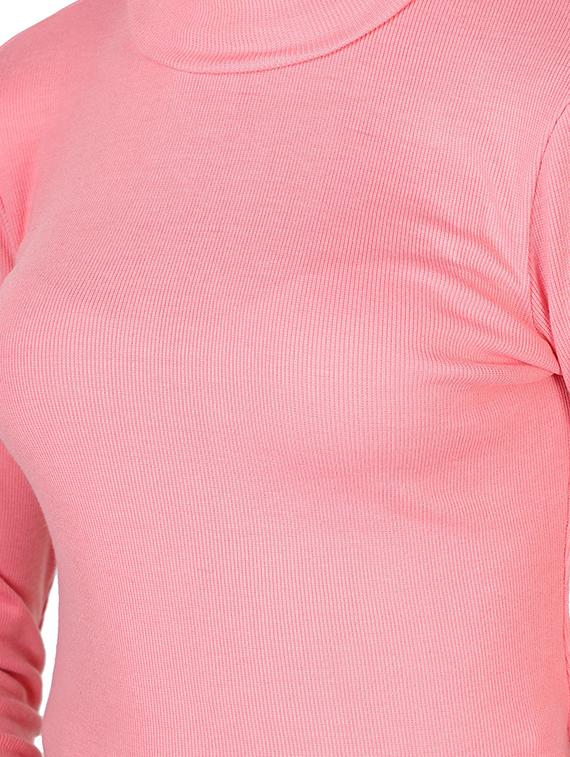 turtle neck solid top - 18296228 - Standard Image - 4