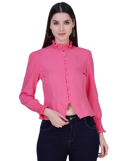 women's straight mock neck top - 18297517 -  Standard Image - 0