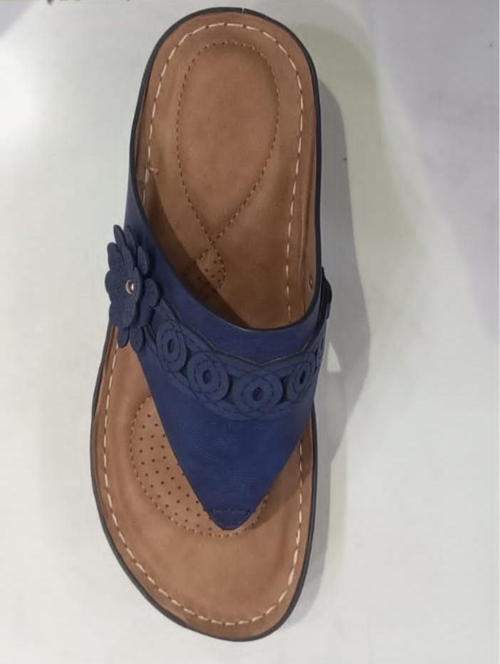 kolapuri chappals blue color  - 18298867 -  Standard Image - 1