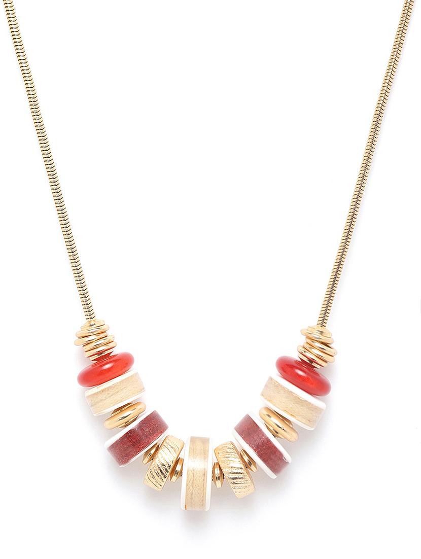gold metal necklace - 18300575 -  Standard Image - 1