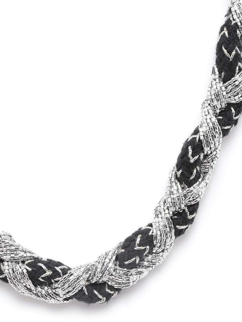 black metal necklace - 18300597 - Standard Image - 1
