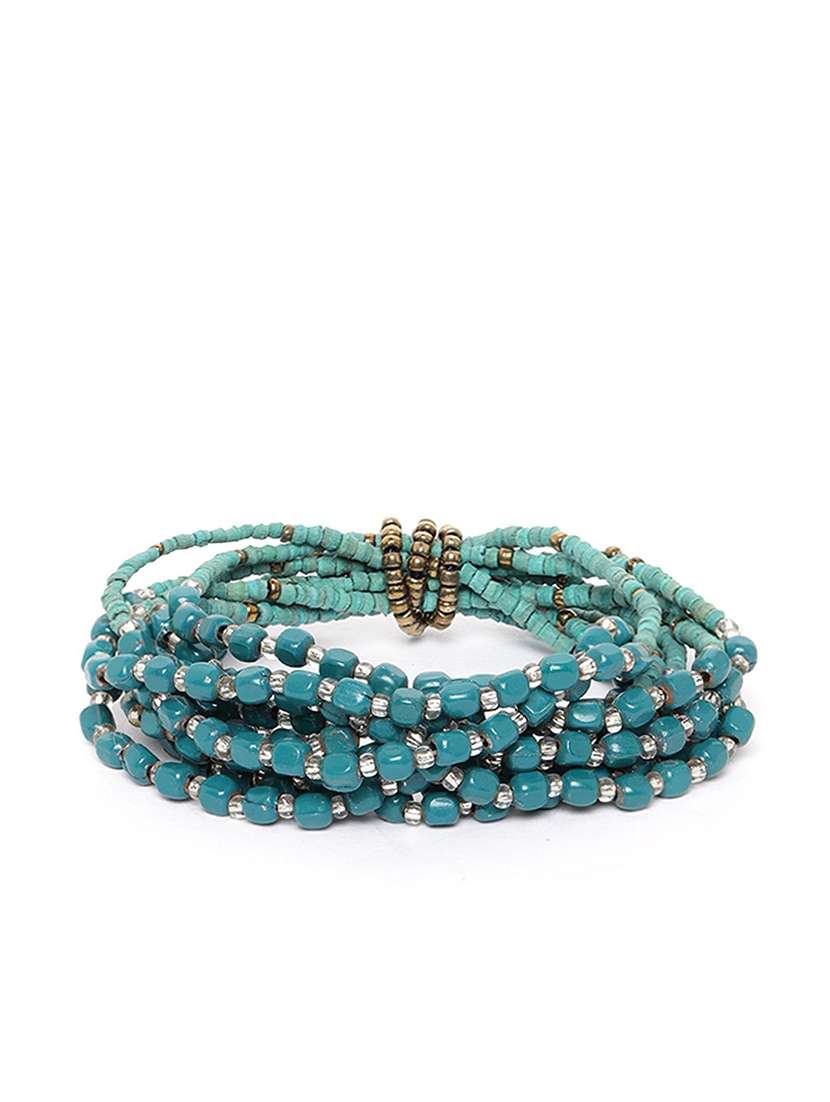 multi colored wood bangle  bracelet