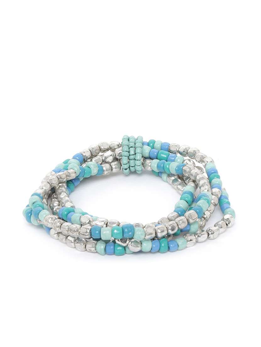 blue plastic bangle bracelet - 18300606 -  Standard Image - 1