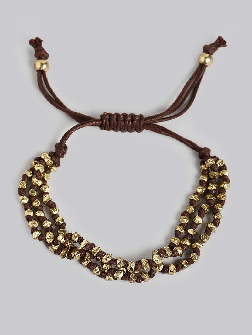 brown metal links bracelet - 18300628 -  Standard Image - 1