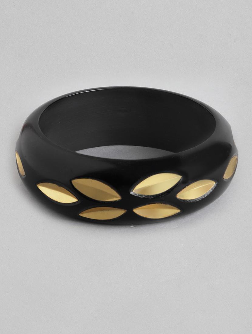 black plastic bangle bracelet - 18300631 - Zoom Image - 0