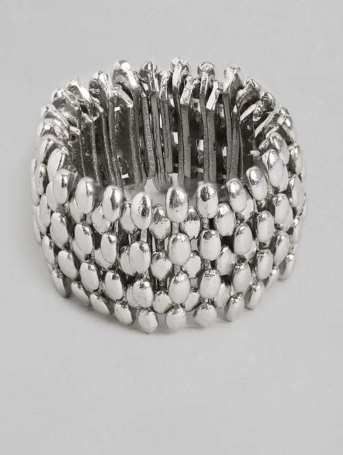silver metal bangle  bracelet - 18300708 -  Standard Image - 0