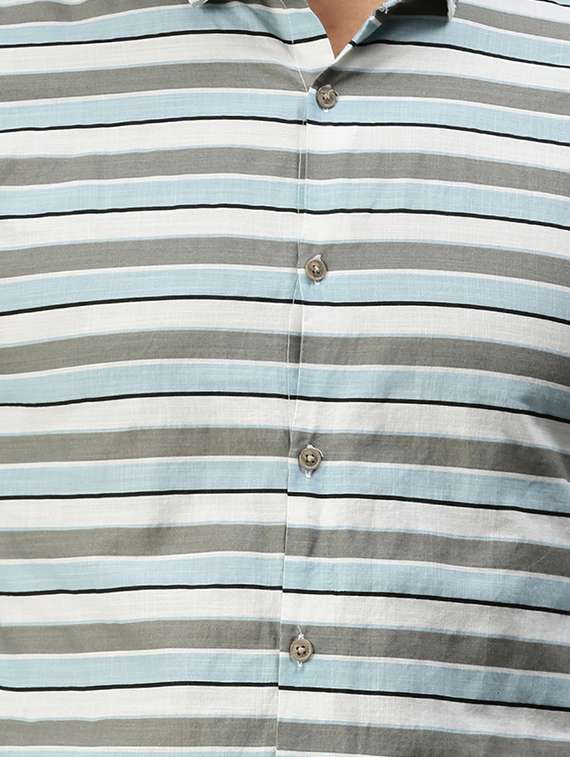 mens stripes casual shirt - 18301711 -  Standard Image - 4