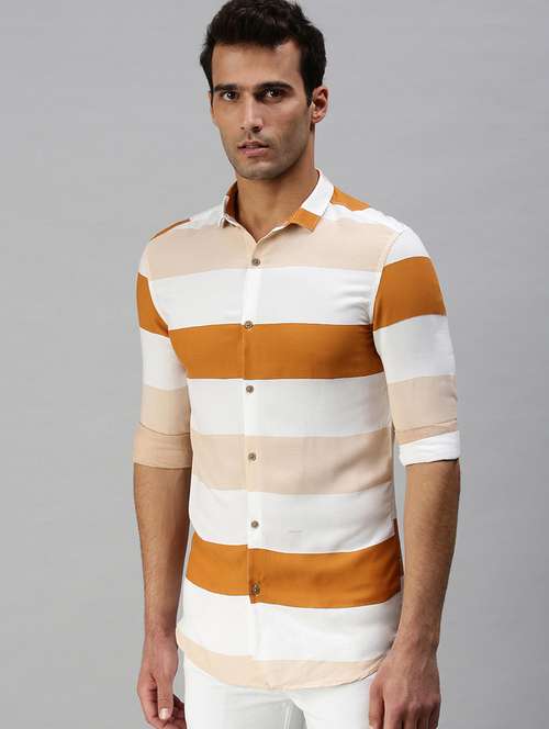 mens stripes casual shirt - 18301712 -  Standard Image - 0