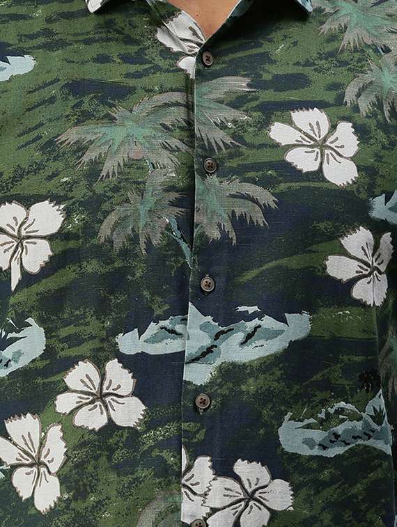 mens florals casual shirt - 18301717 -  Standard Image - 4