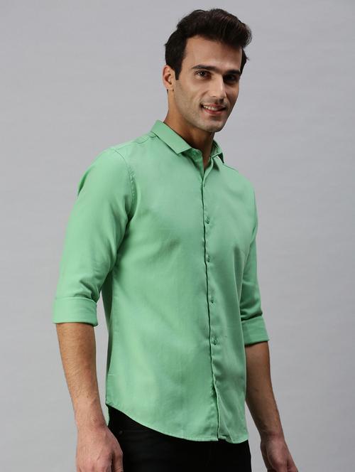 mens solid casual shirt - 18301722 -  Standard Image - 0