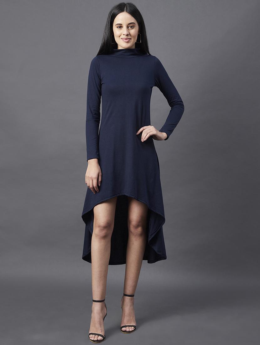 women's high low solid dress - 18301740 - Zoom Image - 0