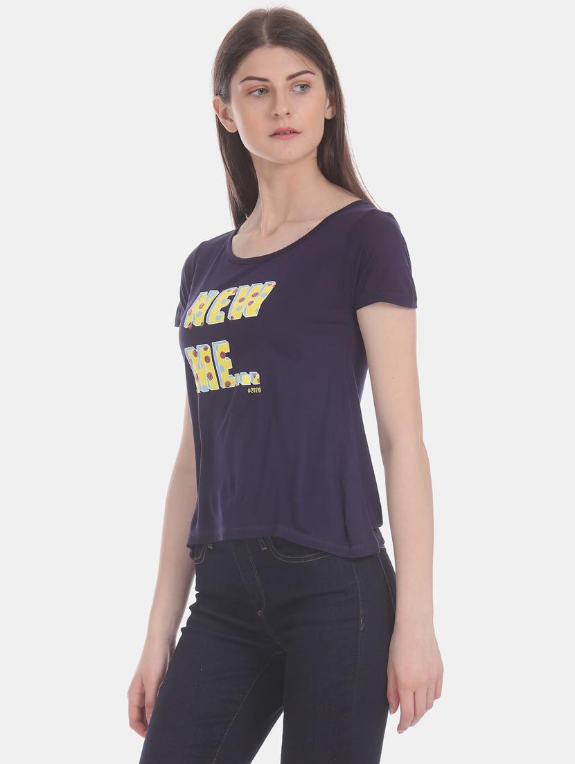 round neck printed t-shirt - 18301833 -  Standard Image - 1