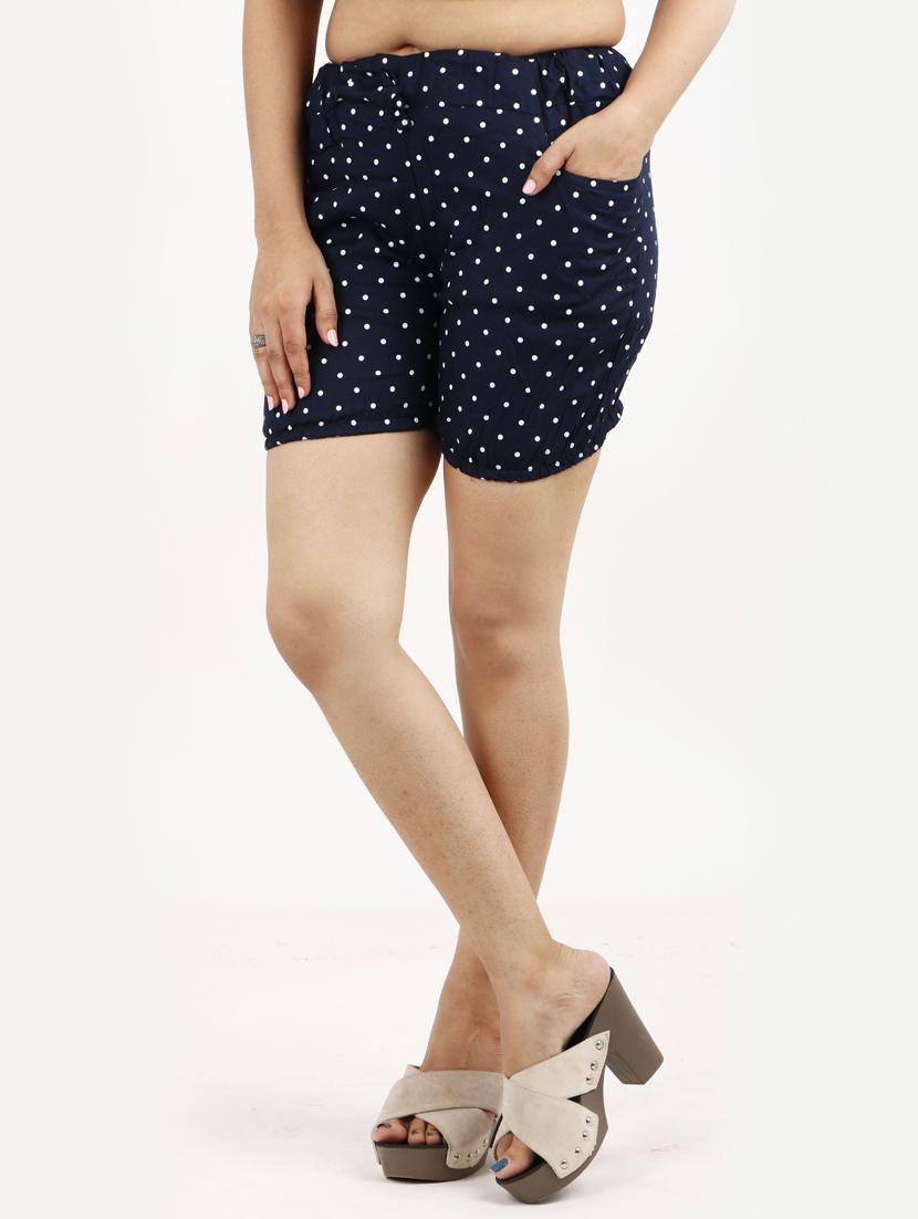 drawstring waist printed short - 18302425 - Standard Image - 1