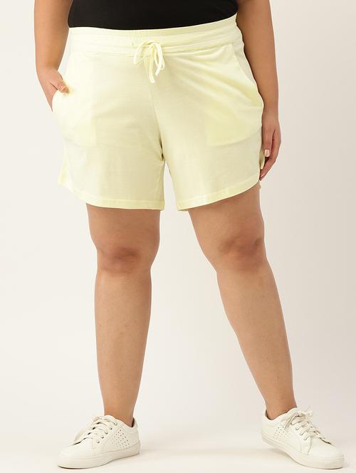 drawstring waist plus short - 18302500 - Standard Image - 0
