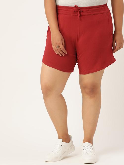 drawstring waist plus short - 18302507 -  Standard Image - 0