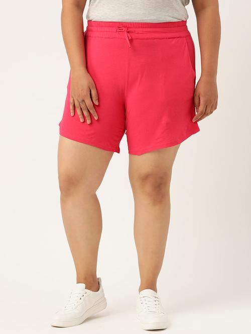 drawstring waist plus short - 18302511 -  Standard Image - 0