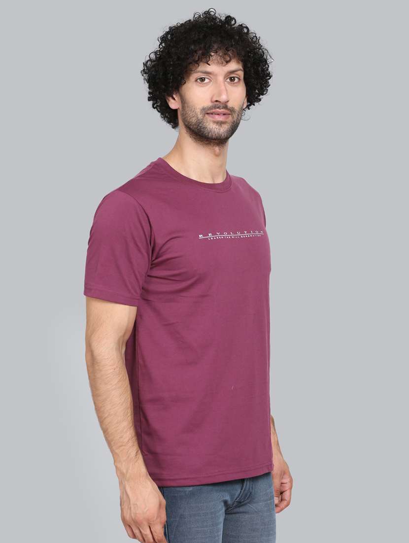 men chest print short sleeve t-shirt - 18302631 -  Standard Image - 1