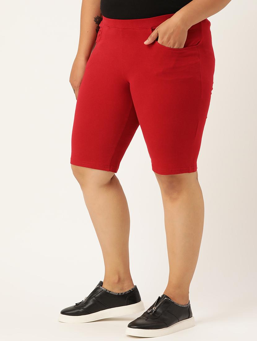 drawstring waist plus short - 18302707 -  Standard Image - 1