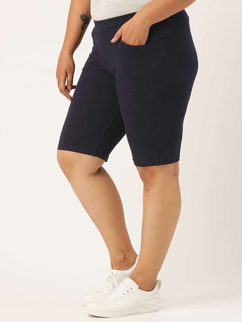mid rise solid short - 18302710 - Standard Image - 1