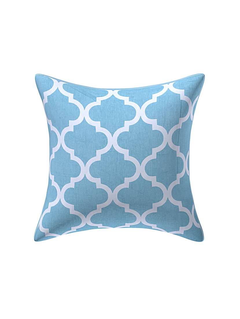 texstylers pure cotton jaipuri print set of 3 pcs 16x16 inches cushion cover - 18302900 - Standard Image - 1