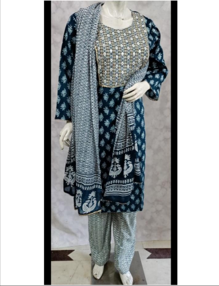 trousers suit with dupatta  - 18304812 -  Standard Image - 1