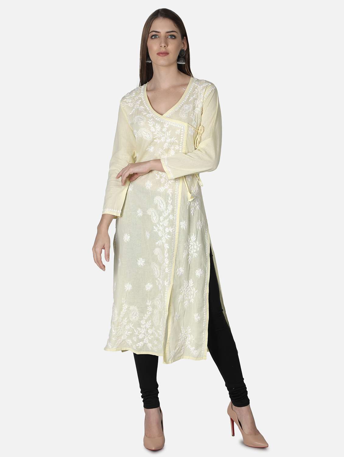 women's angrakha kurta - 18304849 - Zoom Image - 0