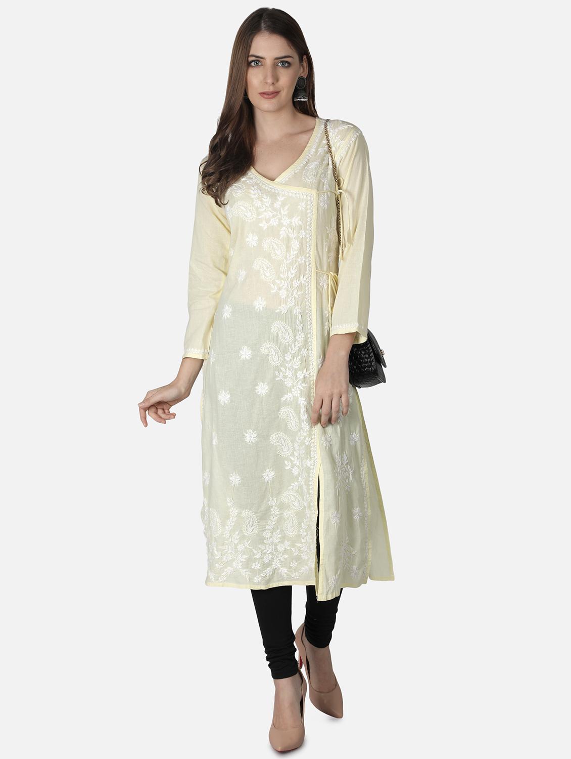 women's angrakha kurta - 18304849 - Standard Image - 4