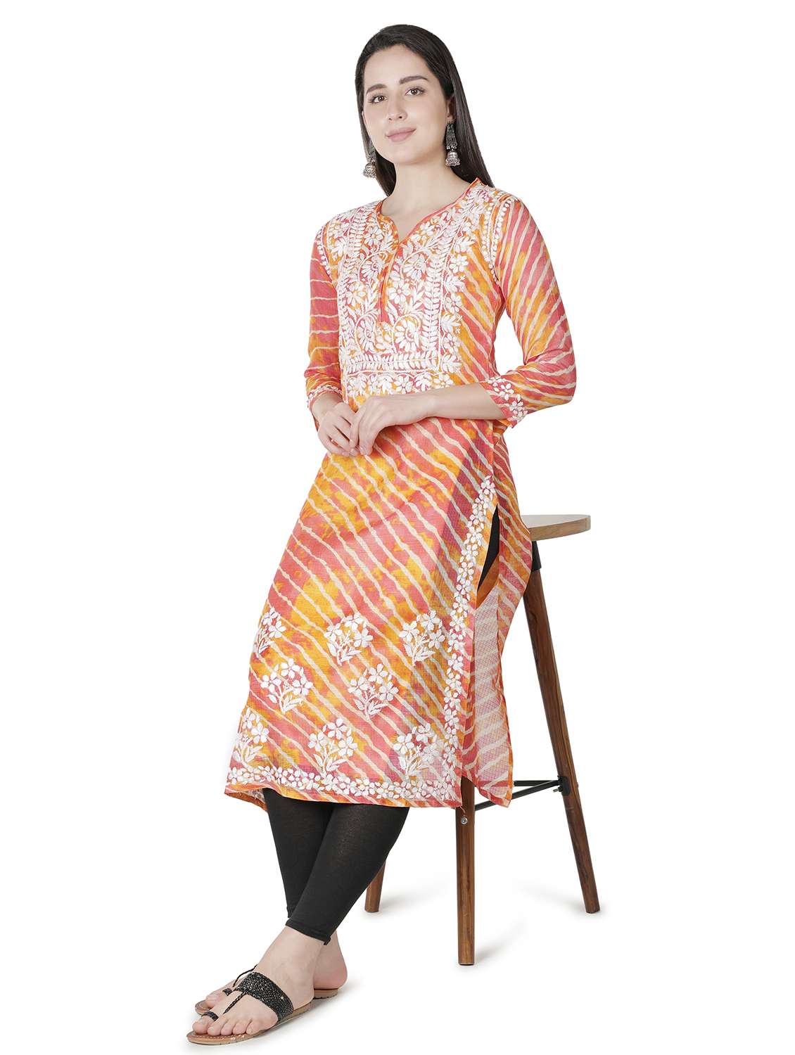 women's straight kurta - 18304853 -  Standard Image - 4