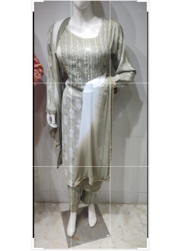 trousers suit with dupatta  - 18304857 -  Standard Image - 1