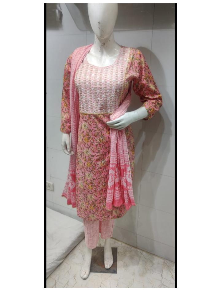 trousers suit with dupatta  - 18304868 -  Standard Image - 1