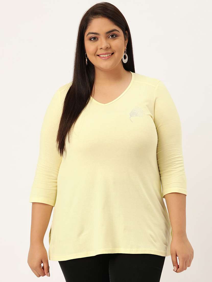 women's plain v neck t-shirt