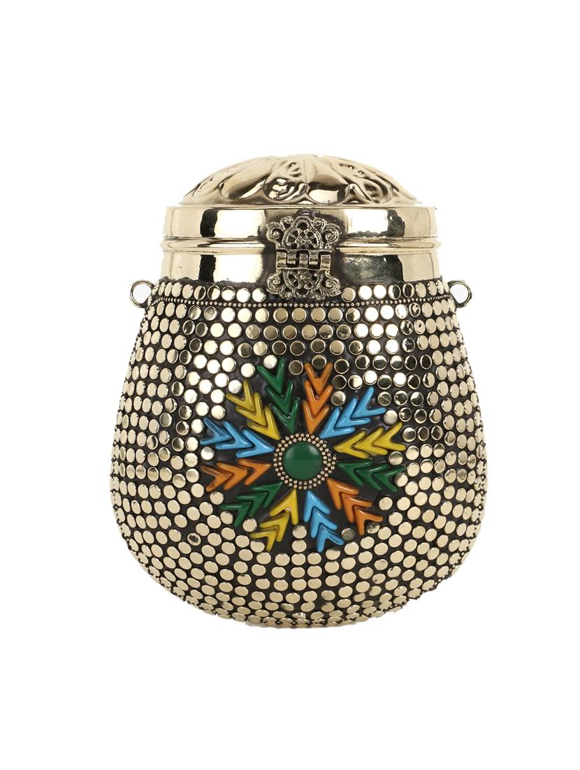 embellished box clutch - 18305581 - Standard Image - 1